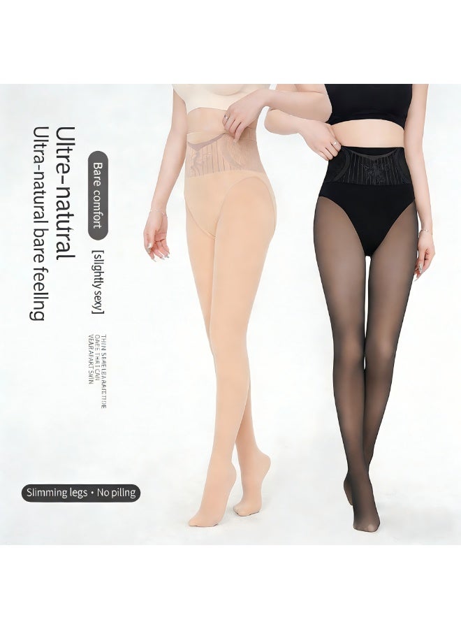 Women's Nude Color Tights-Thickened Warmth,Anti-Run Design,Perfect for Cool Offices&Daily Use - Image 5
